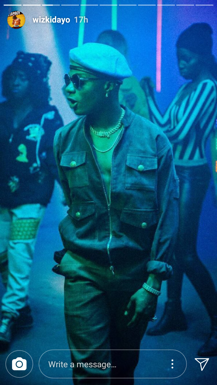 Wizkid Shares Behind The Scene Photos From The Videoshoot Of 'Gucci Snake'