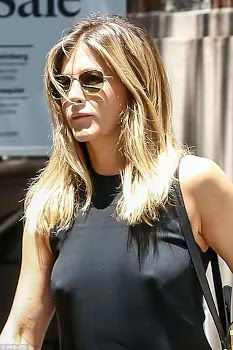 Jennifer Aniston Goes Bra-less As She Steps Out In New York City