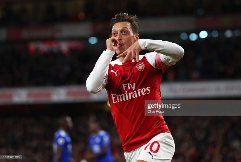 EPL: Mesut Ozil reacts to Arsenal's 4-0 win over West Brom, singles out one player