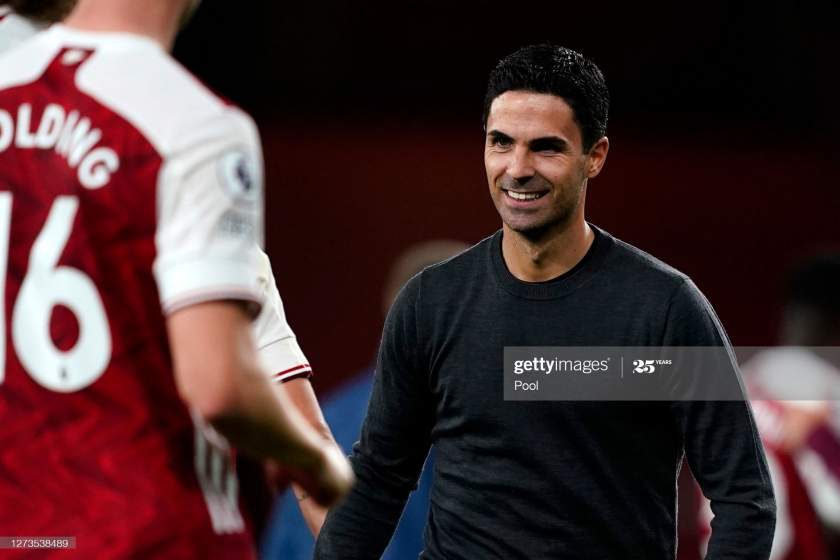 EPL: Arteta singles out one Arsenal player after 2-1 win over West Ham