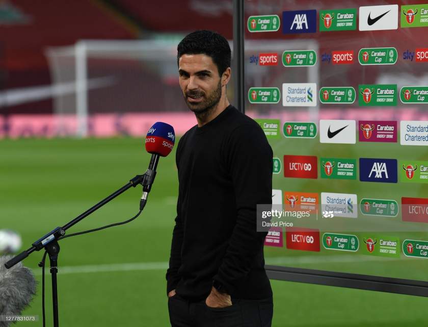 Carabao Cup: Arteta reacts to Arsenal drawing Man City in quarter-finals