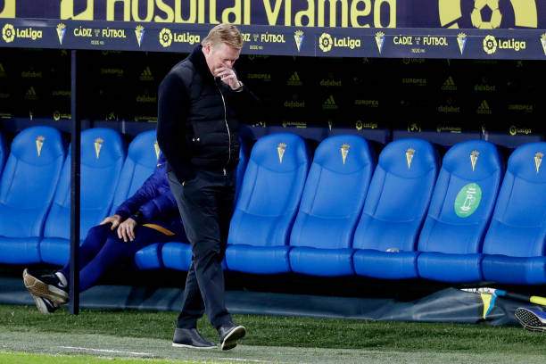 LaLiga: Koeman reveals why Barcelona lost 2-1 to Cadiz