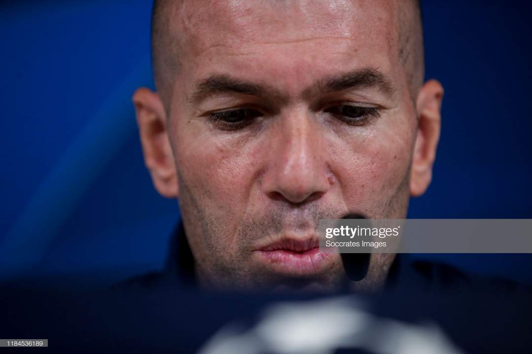 Real Madrid manager Zidane reveals 1 player he is in love with
