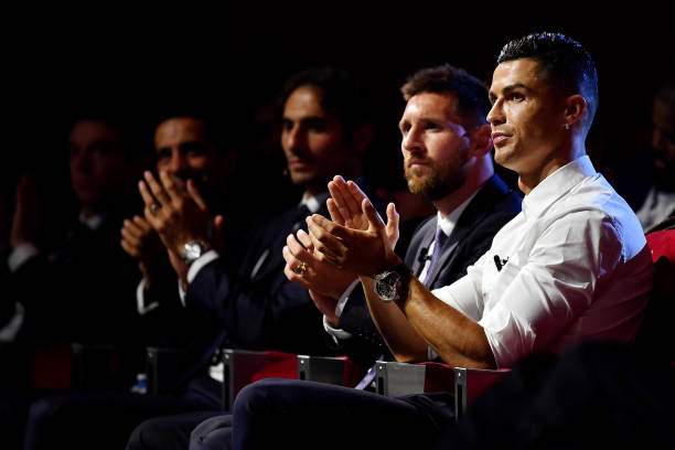 Who has the bigger television between Cristiano Ronaldo and Lionel Messi (see details)
