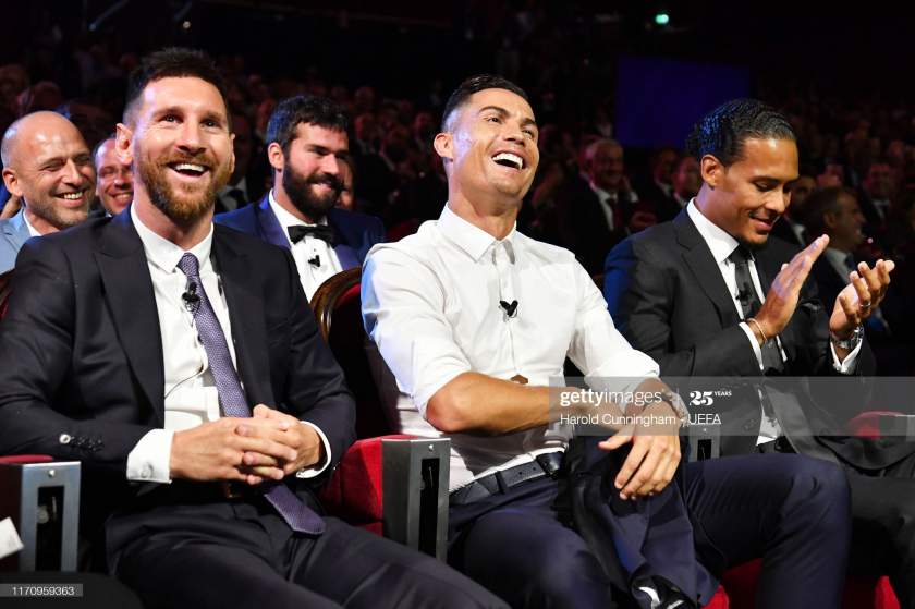 For the first time ever, Ronaldo and Messi line up in same European team