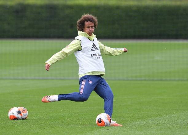 Tension at Emirates as Luiz and Arsenal chiefs 'clash' over new deal for him after Man City mistakes