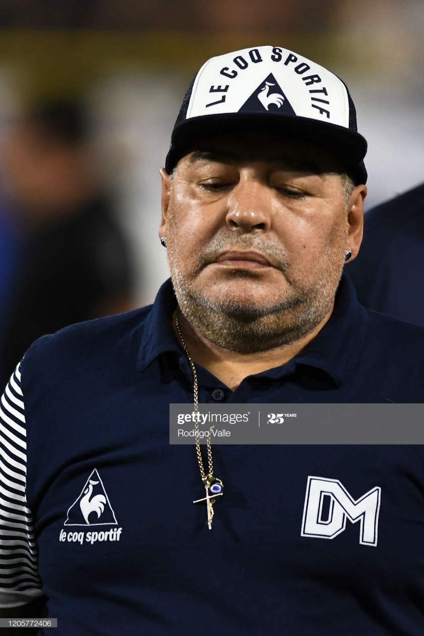 Football legend Maradona makes touching prayer to God as coronavirus bites harder