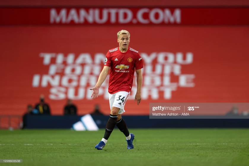 EPL: Van de Beek blasts Man Utd team-mates after 3-1 defeat to Crystal Palace