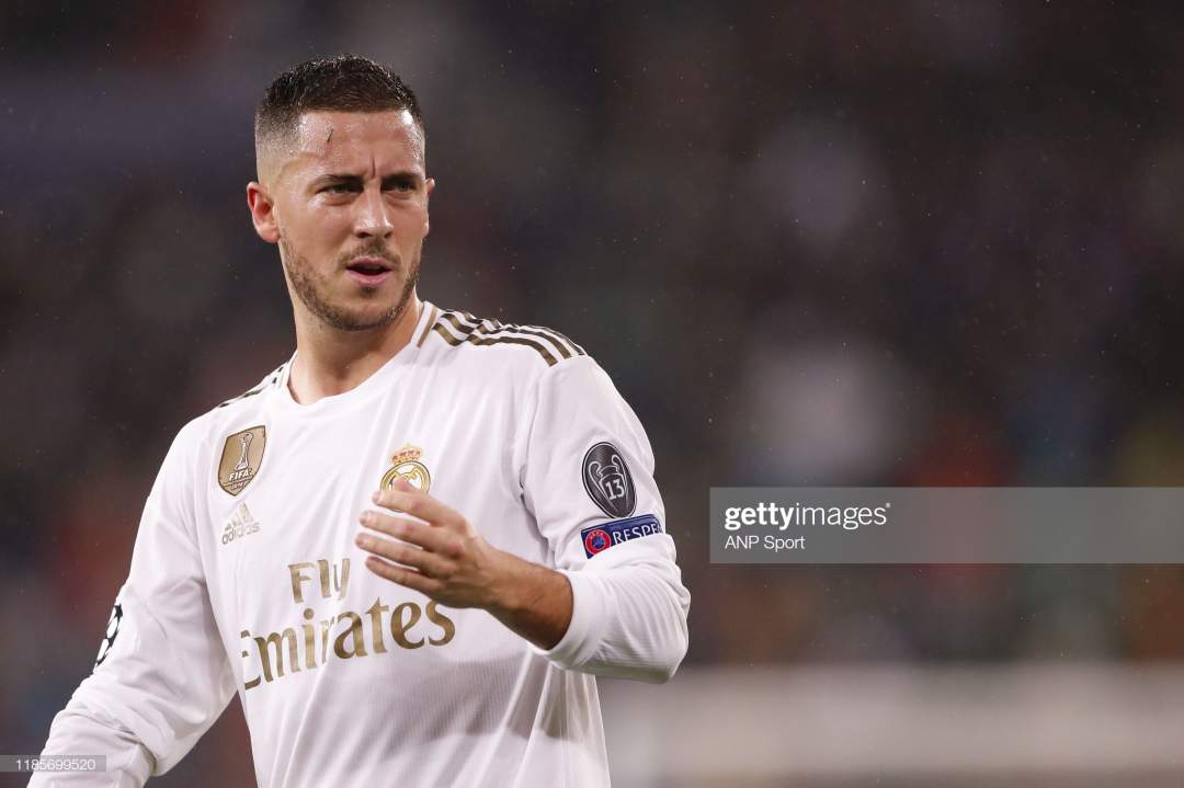 Eden Hazard Of Real Madrid During The Uefa Champions League Group A Picture Id1185699520?s=28