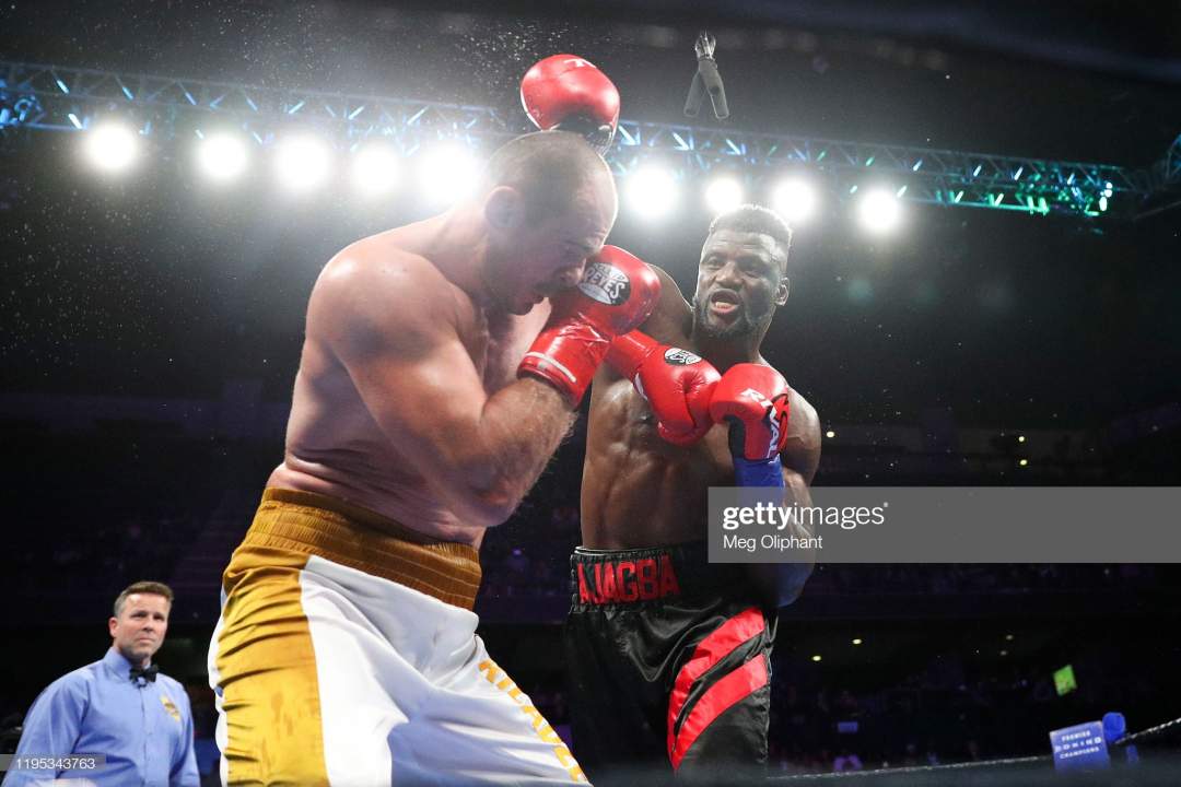 Nigerian boxer knocks out tough opponent in california to remain unbeaten
