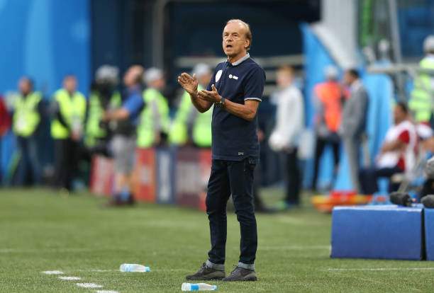 Rohr reacts to Super Eagles' 2022 World Cup qualifying group