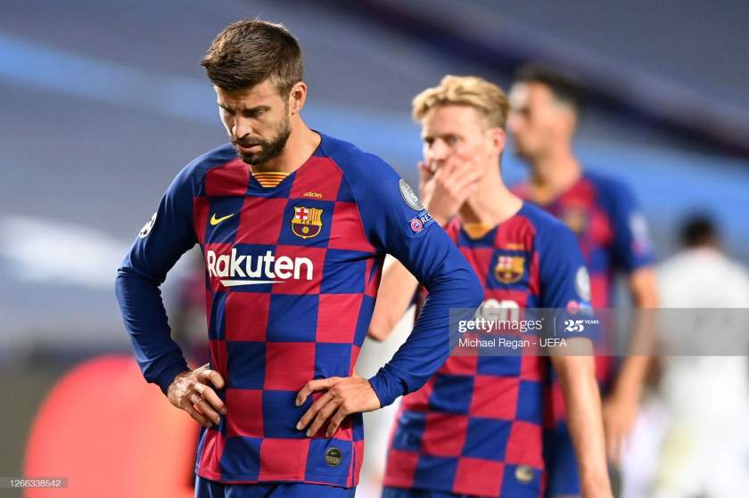 This club needs changes - Pique reacts to Barcelona's 8-2 defeat to Bayern