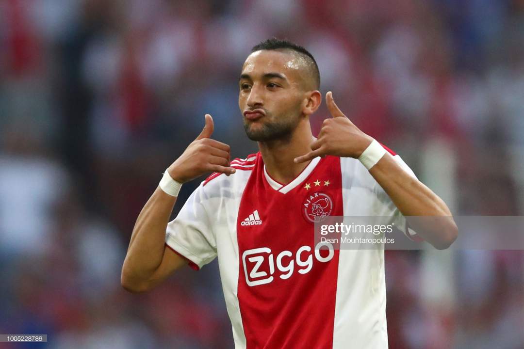 EPL: Ziyech breaks silence after Chelsea move is announced