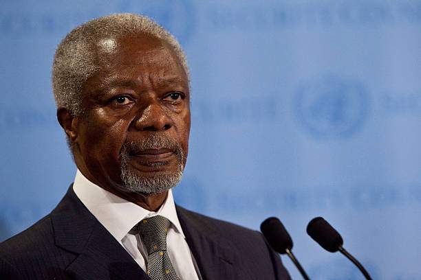Checkout the position in football late Kofi Annan played during his youthful days