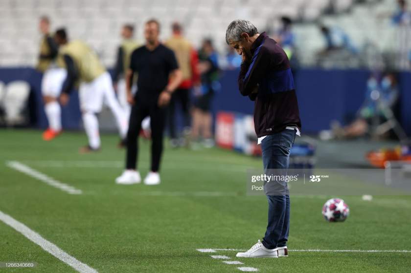 Champions League: Barcelona take final decision on Setien's future after 8-2 defeat to Bayern