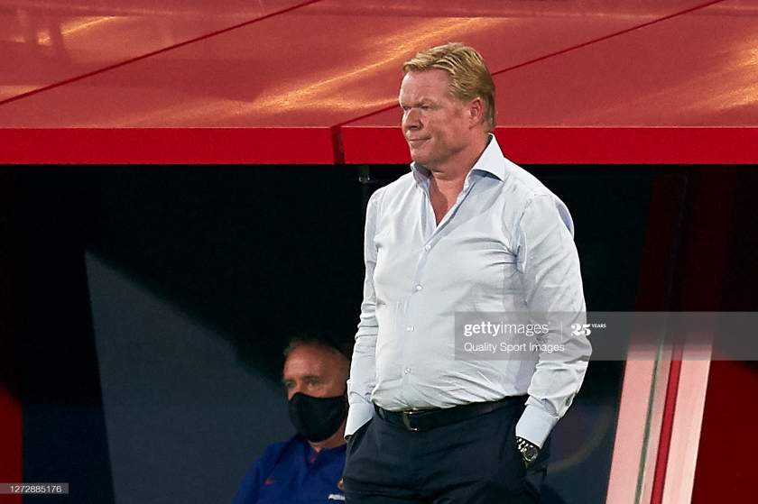 Barcelona in chaos as Koeman cannot take charge of an official match