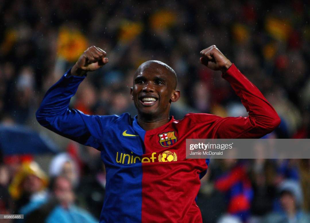 Despite playing together for 6 years, Eto'o leaves Messi out as he names his best ever teammate