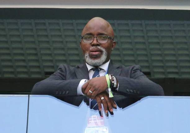 NFF president Pinnick finally reveals fate of Nigeria coach who was given 1-year ban for receiving bribe