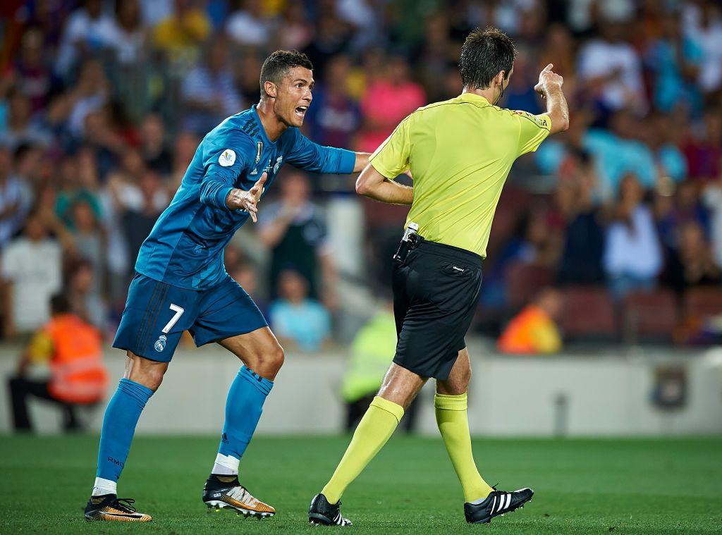 Real Madrid star Cristiano Ronaldo to be hit with 4 to 12-game ban for shoving referee
