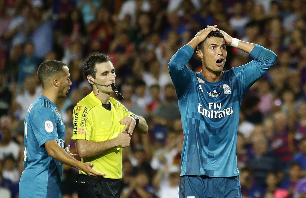 Cristiano Ronaldo Given Five Matches Ban For Pushing Referee In Sunday El Clasico
