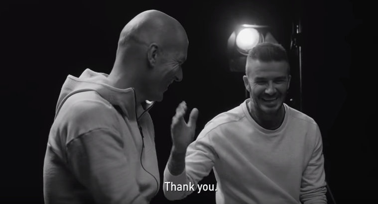 David Beckham begs Real Madrid manager Zinedine Zidane to beat Liverpool in Champions League final