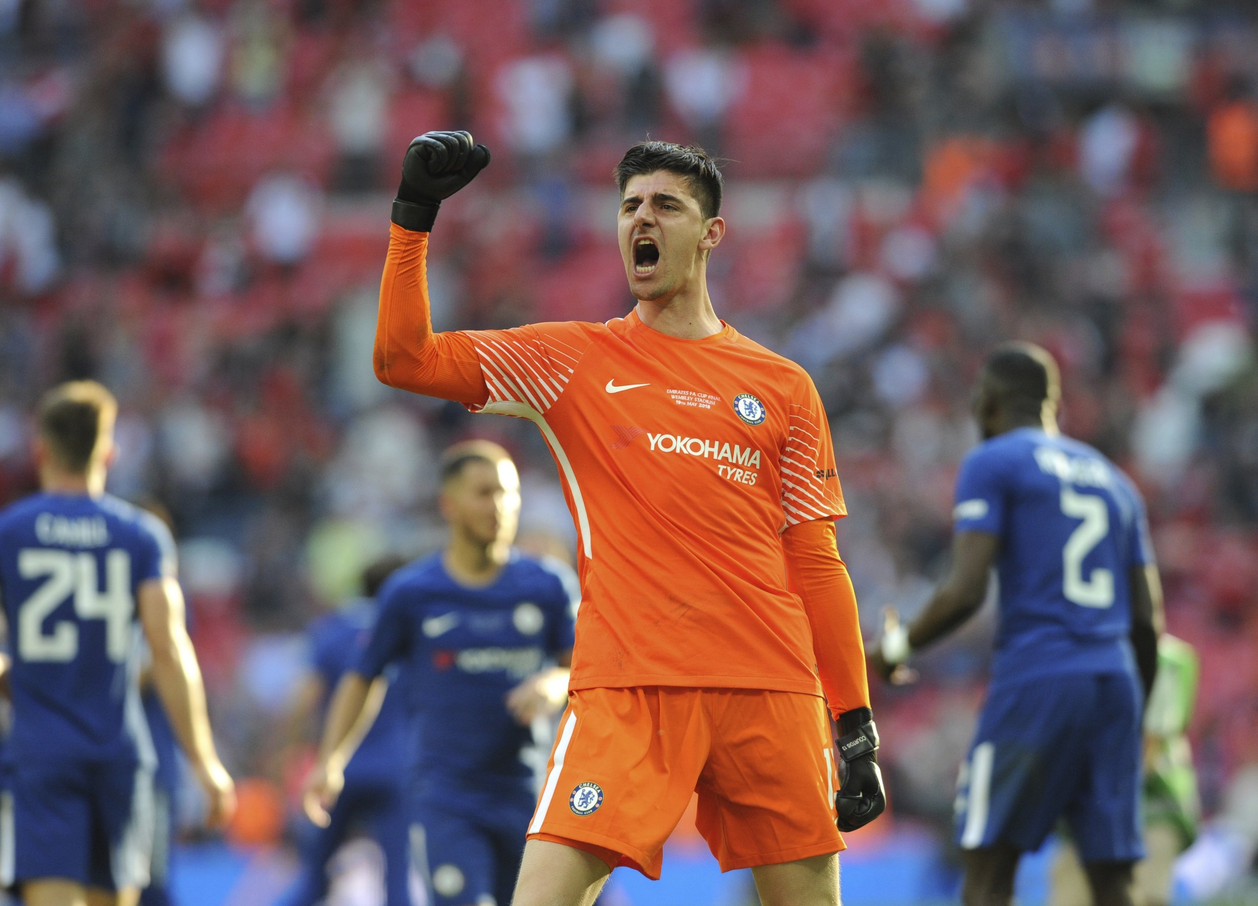 Chelsea reject £35m bid from Real Madrid for Thibaut Courtois