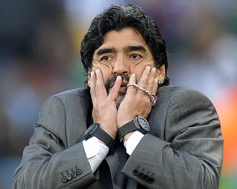 Why does Diego Maradona wear two watches?