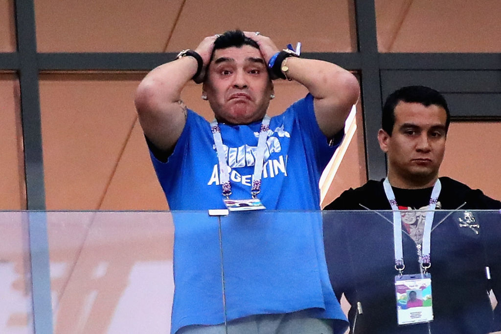 Why does Diego Maradona wear two watches?