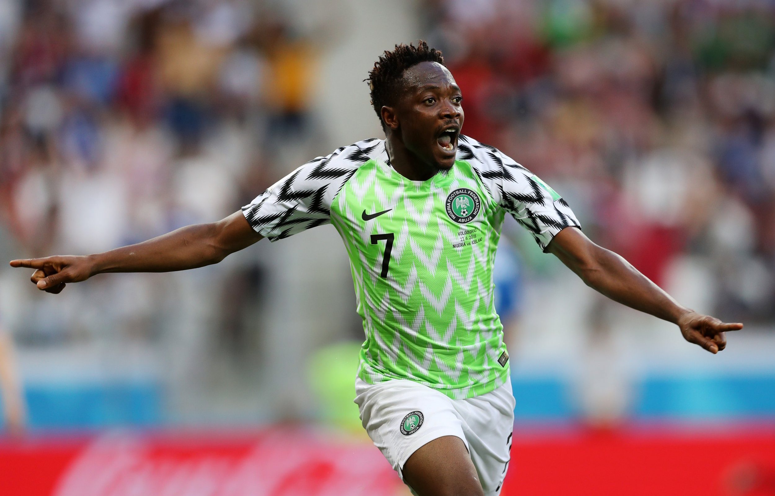 Ahmed Musa sets TWO World Cup records as Nigeria beat Iceland