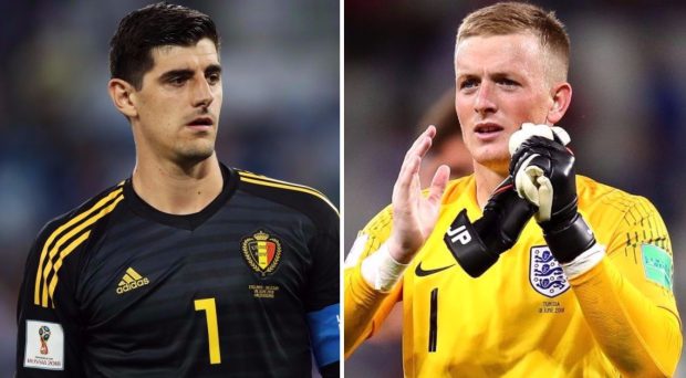 Thibaut Courtois responds to claims he mocked Jordan Pickford's height after Belgium win