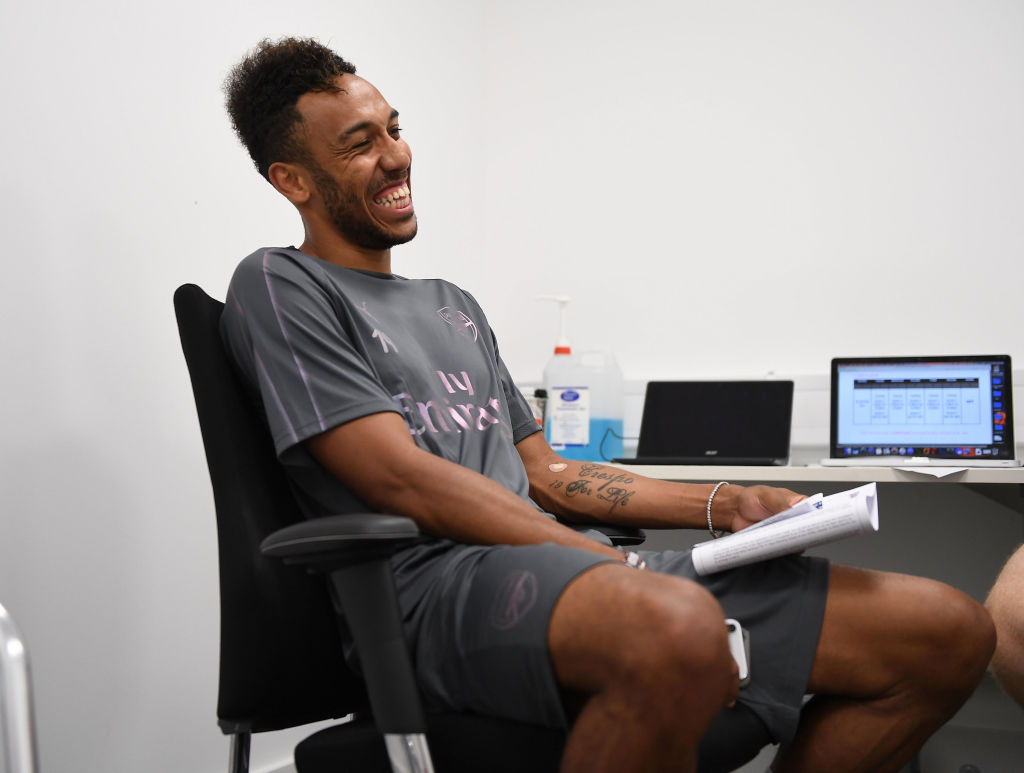 Arsenal News: Pierre-Emerick Aubameyang breaks club record in Unai Emery's first training session