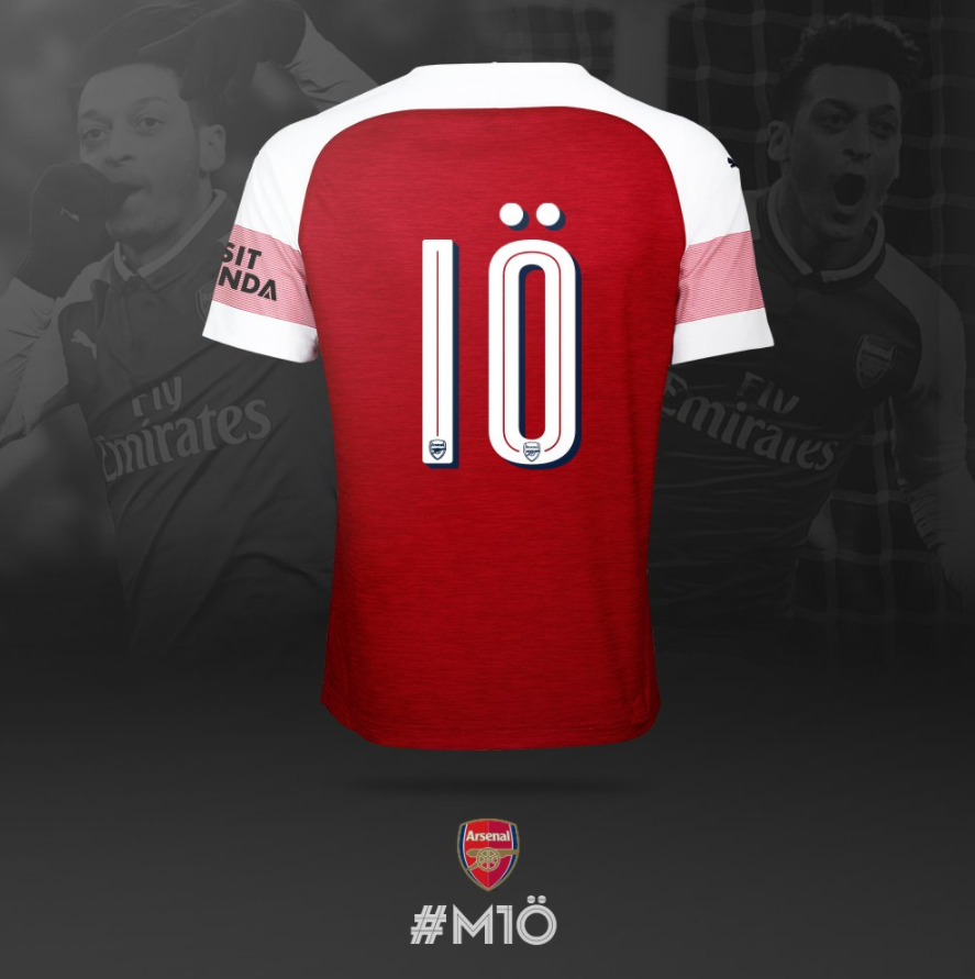 More than a number: Mesut Ozil proud to take over Arsenal's No.10 shirt