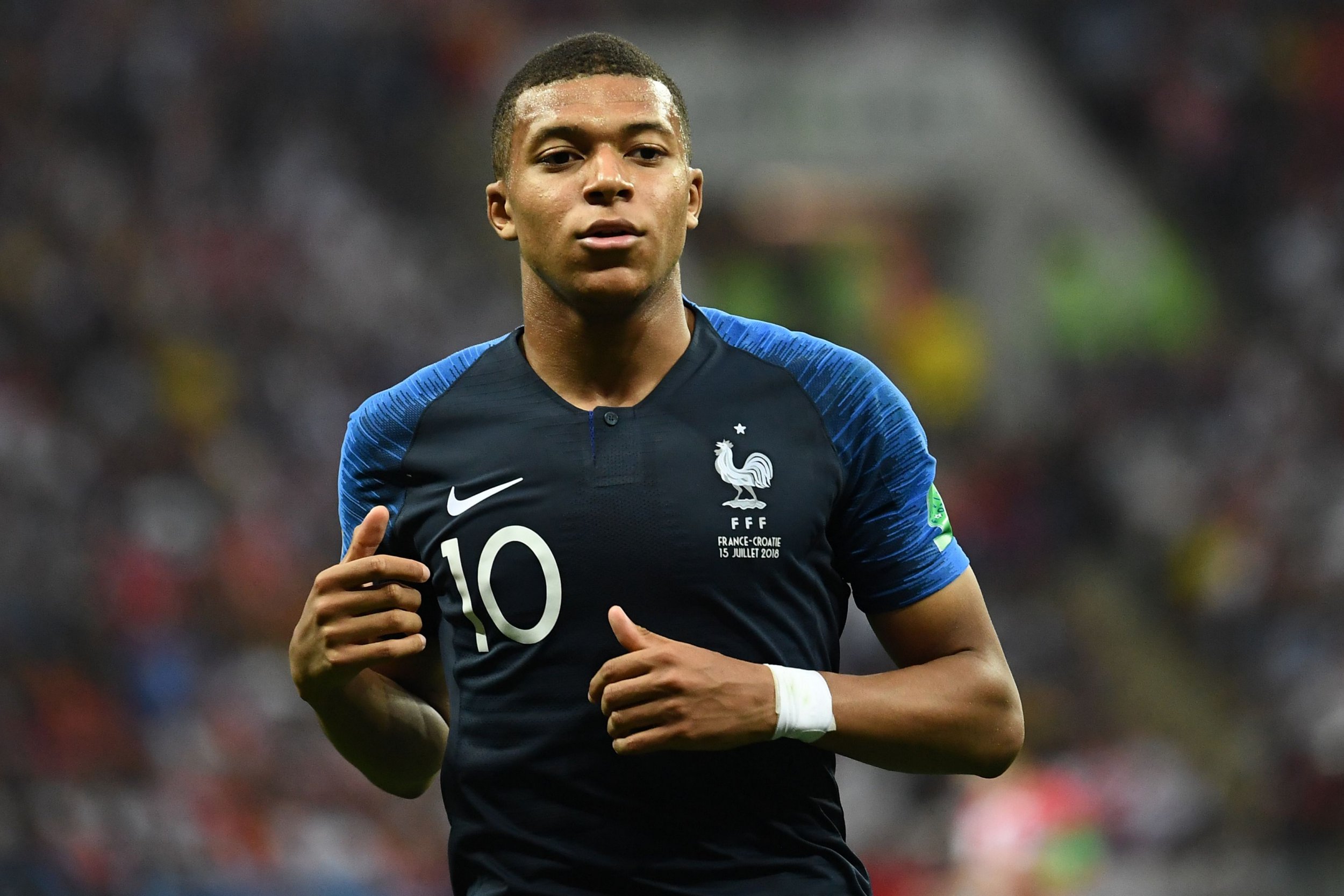 Kylian Mbappe rates his chances of joining Real Madrid after winning World Cup with France