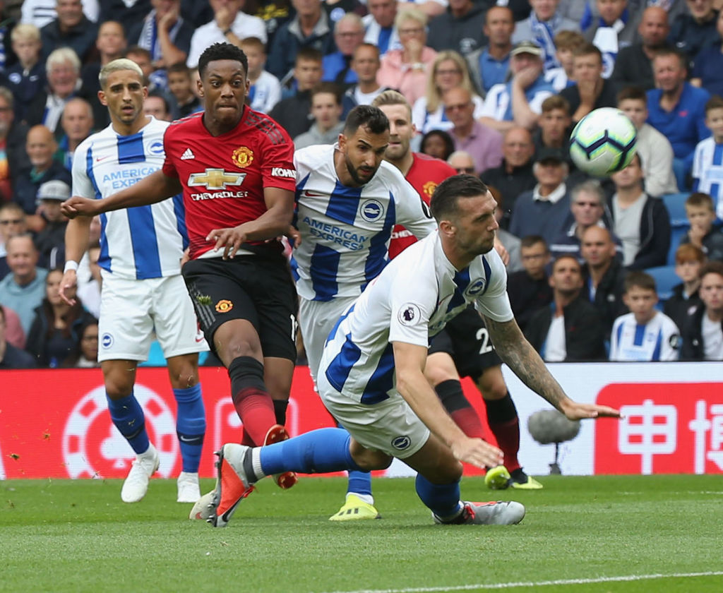 Paul Scholes blames Paul Pogba for Anthony Martial struggles against Brighton