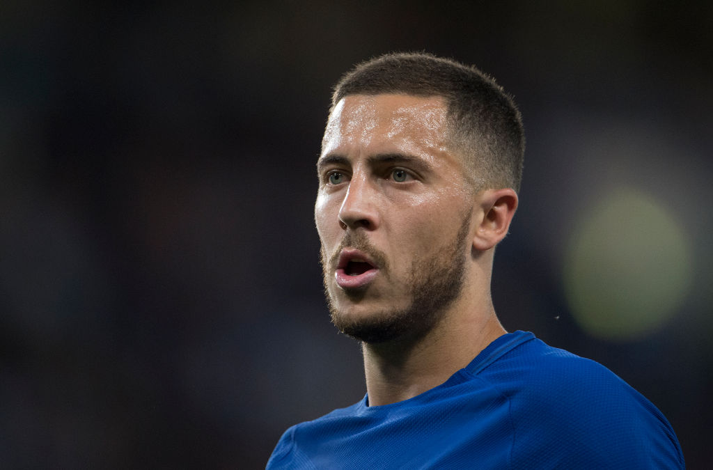 Eden Hazard and Olivier Giroud try to convince Nabil Fekir to join Chelsea