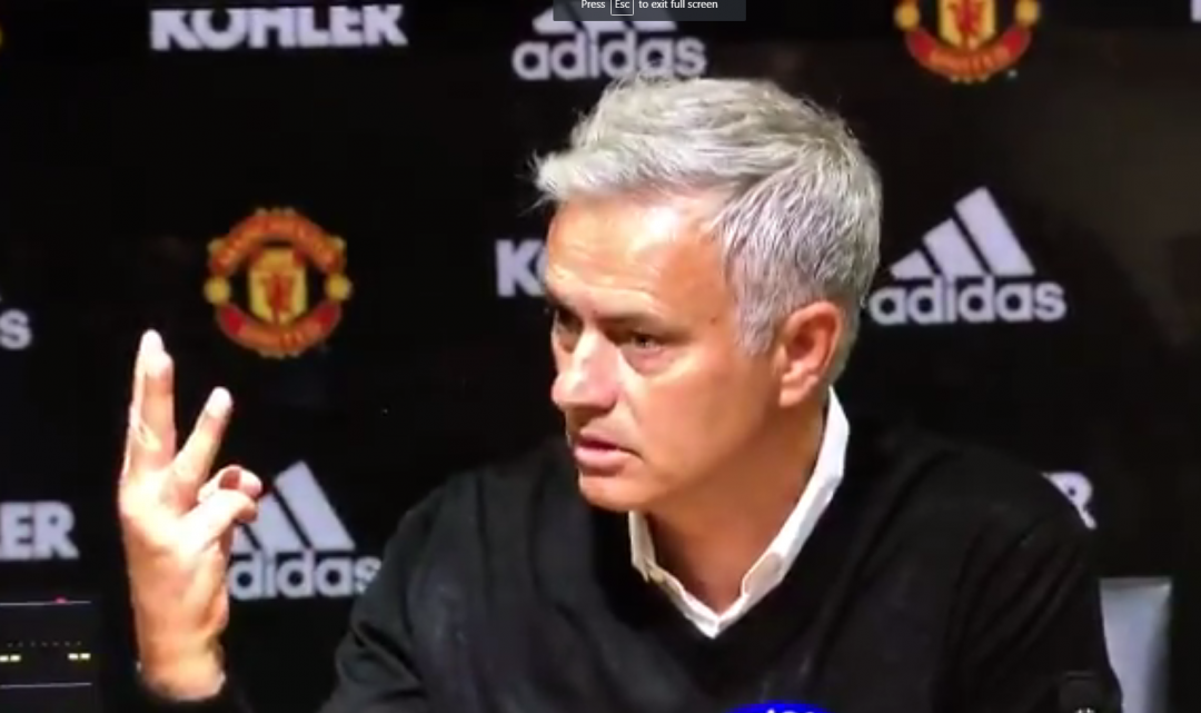 Jose Mourinho storms out of press conference after clash with journalist (Video)
