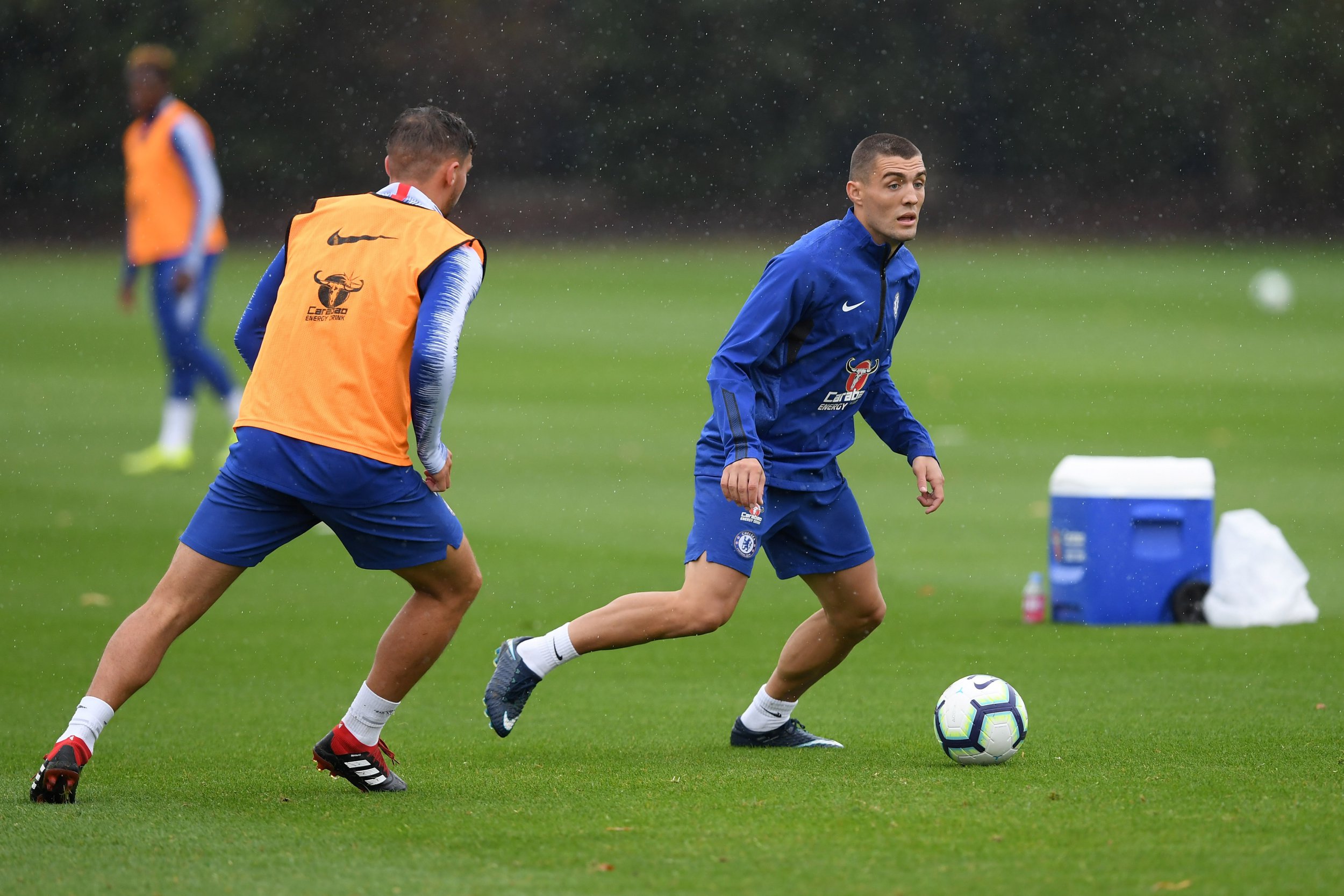 Kepa Arrizabalaga & Mateo Kovacic spotted in Chelsea training as Maurizio Sarri makes debut decision