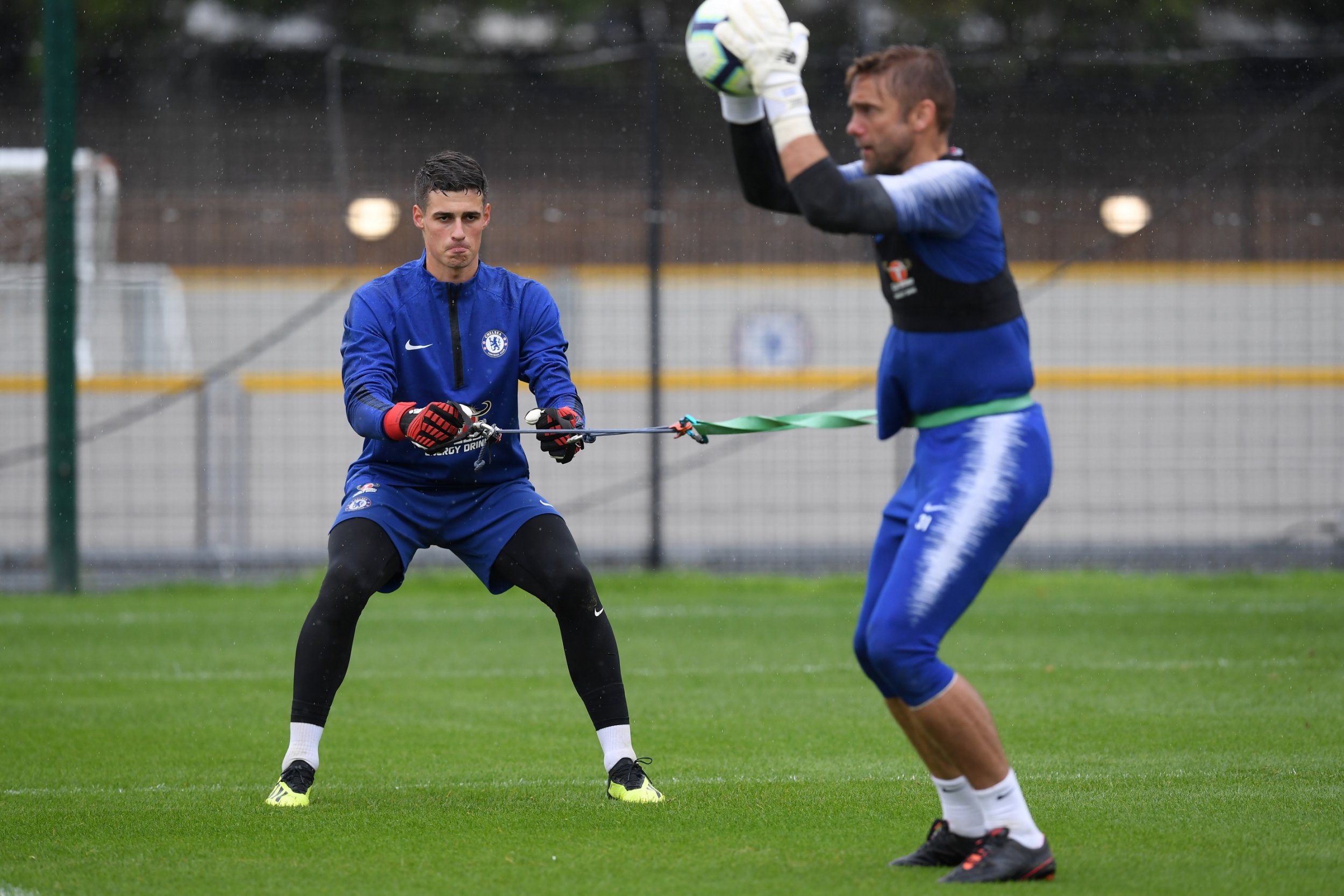 Kepa Arrizabalaga & Mateo Kovacic spotted in Chelsea training as Maurizio Sarri makes debut decision