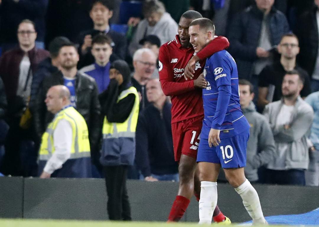 Eden Hazard tells Daniel Sturridge to continue goalscoring streak against Manchester City