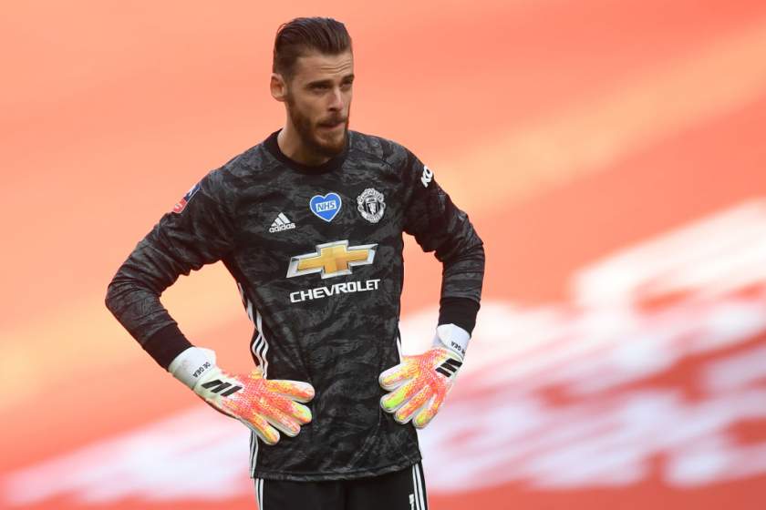 Harry Maguire's reaction to David de Gea's shocking error against Chelsea