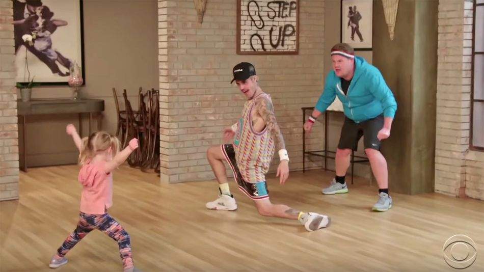 Justin Bieber and James Corden copying toddlers' dance moves is just adorable