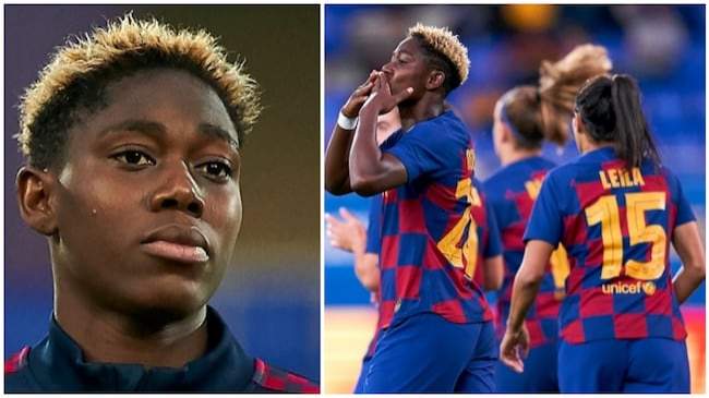 Nigerian star becomes top scorer in Europe after scoring 3 goals in Barcelona 6-0 win (see stats)