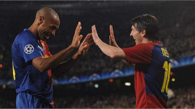 Lionel Messi explains why he wouldn't look Thierry Henry in the face