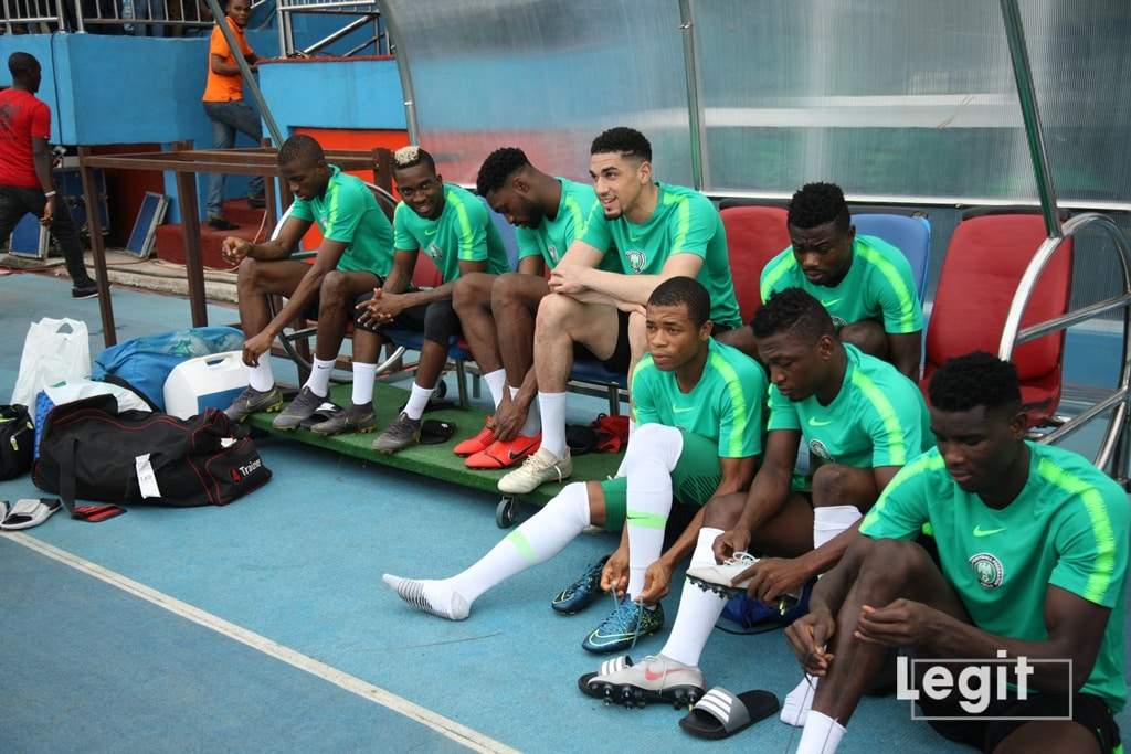 Here is what Musa, Iwobi, Ighalo were spotted doing as Nigeria prepare for Seychelles (photos)