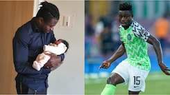 Super Eagles star welcomes bouncing baby girl amid COVID-19 crisis