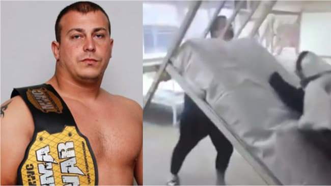 Commotion in hospital as coronavirus infected MMA fighter lifts beds other patients