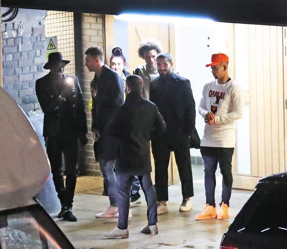 Man City players party at night club despite threat of Champions League ban (photos)