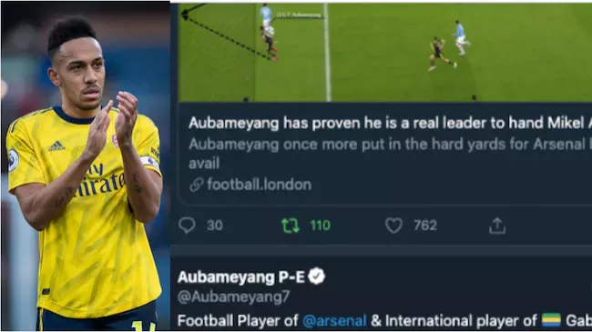 Arsenal star likes tweet attacking his teammates during loss to Man City
