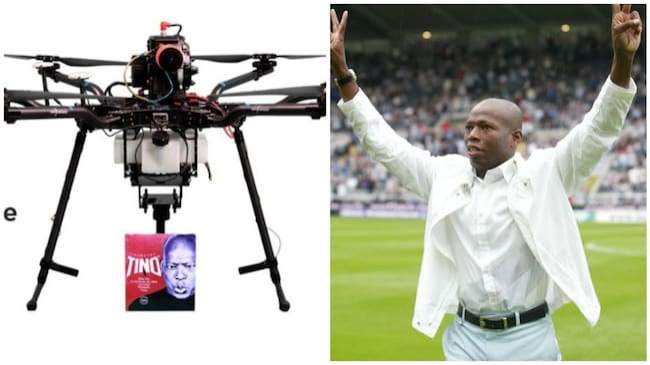 EPL legend chooses to deliver 3.5m condoms via drone to help COVID-19 fight as others donate cash