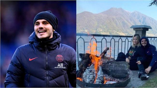 Wife ignores lockdown rules, takes children to surprise PSG star in £2.5m Italian villa home